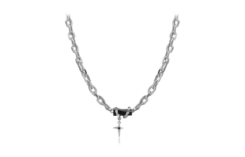 WANLIACC Titanium Steel Necklaces Unisex