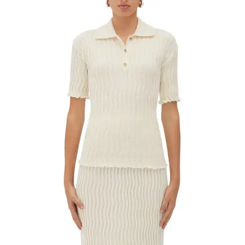 Bottega Veneta Ribbed Top