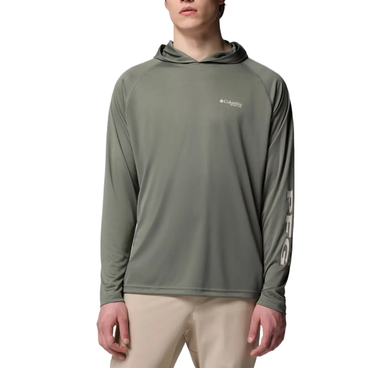 Columbia PFG Terminal Tackle Sweatshirt Men's Green