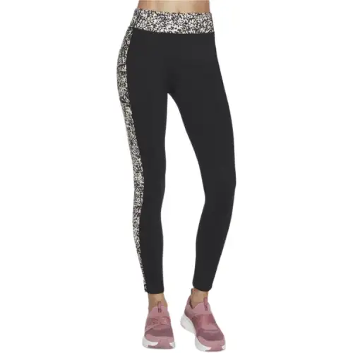 Skechers The GOSTRETCH Mini Cheetah 7/8 HW Legging Leggings Women's Brown