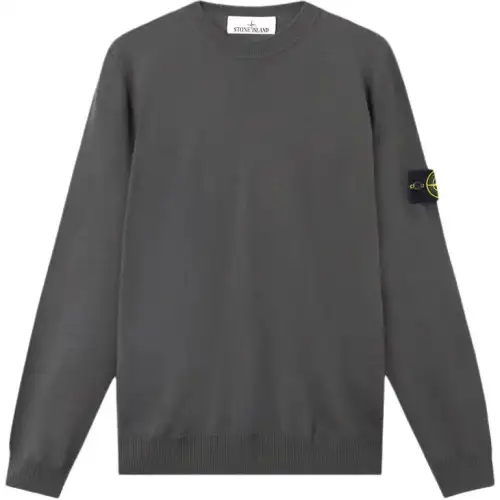 STONE ISLAND Logo Patch Crewneck Jumper