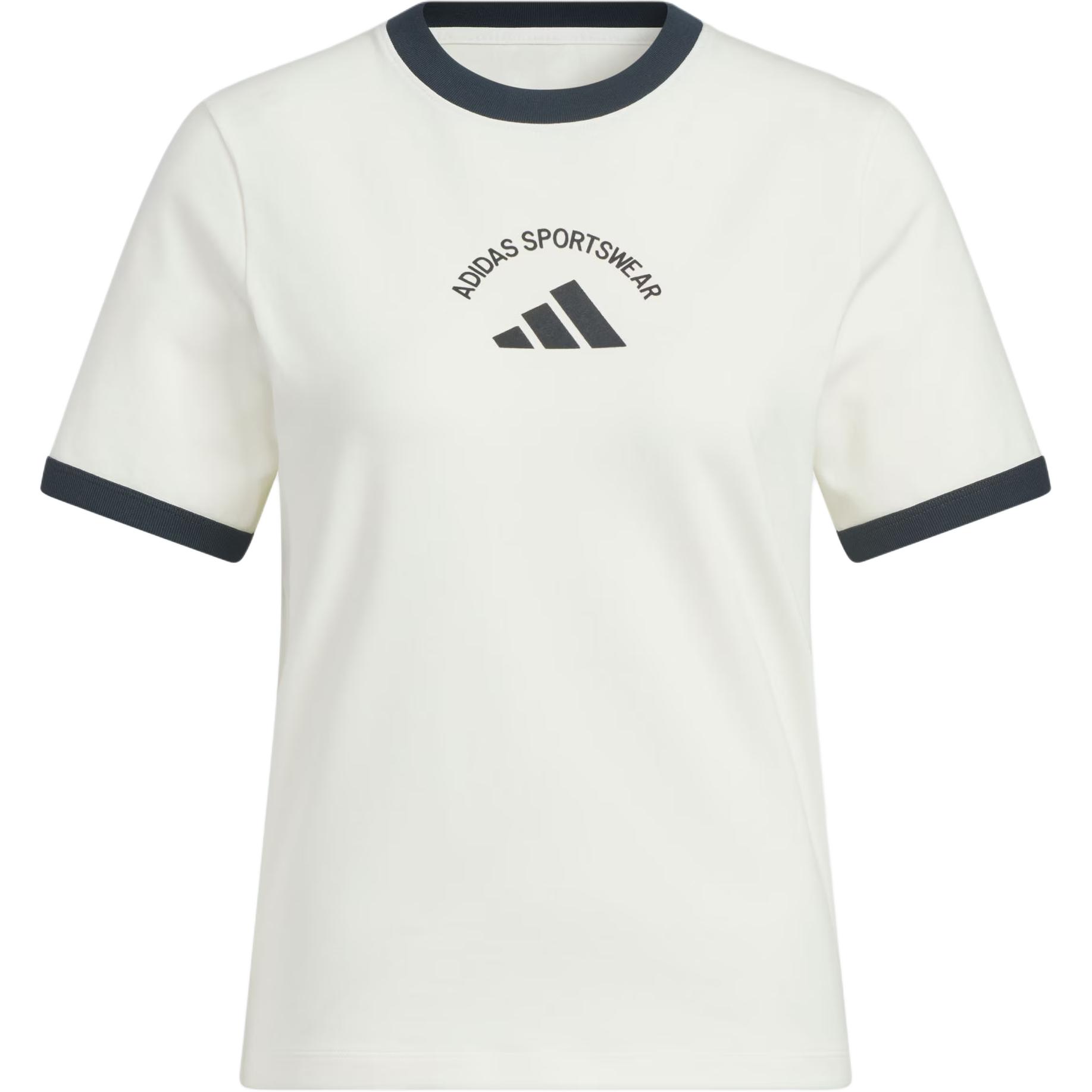 Женская футболка adidas SHORT SLEEVE T-SHIRT (белая)