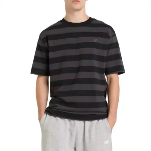 New Balance Striped Crewneck T Shirt
