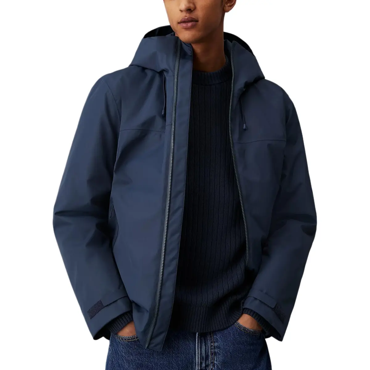 CALVIN KLEIN Jackets & Coats Europe Version Men's Blue