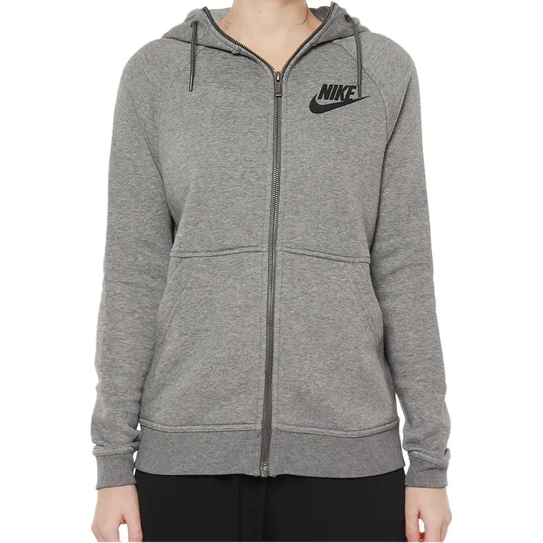 Nike Jackets Women's Gray Hooded Moderate Other