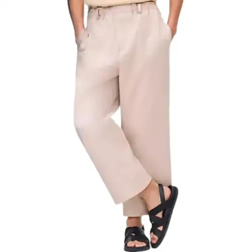 HERMES Casual Pants Men's Beige