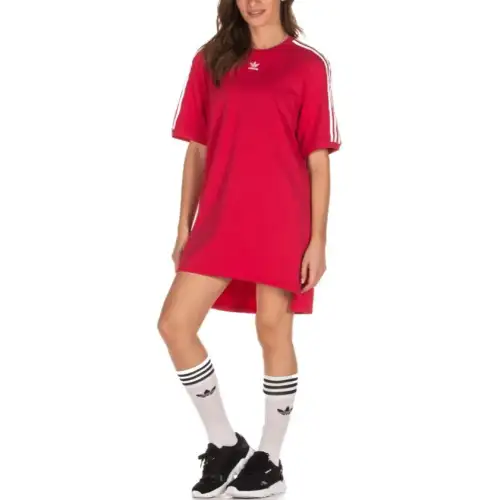 Adidas Originals Short Sleeved Dress Women's Fuchsia