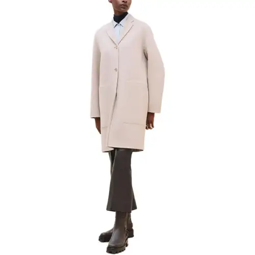 HERMES FW24 Coat Women's Natural Beige