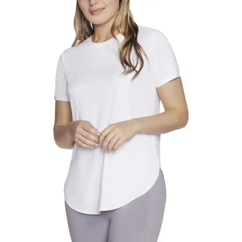 Skechers GO DRI SWIFT Regular T Shirt Women's White