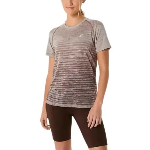 Asics Raglan Sleeve T Shirt Women's Taupe/Coffee