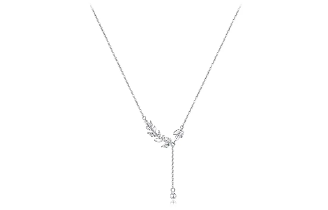 BLANK IN BLANK 999 Silver Zircon Necklaces Women's