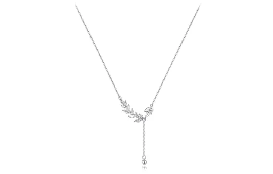 BLANK IN BLANK 999 Silver Zircon Necklaces Women's