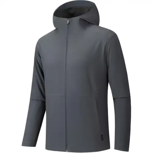 ANTA Jackets Men's Ink Cen Color Hooded Moderate Soft Shell