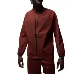 Jordan Jackets Men's Red Brown Stand Collar Moderate Other