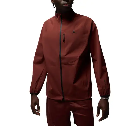 Jordan Jackets Men's Red Brown Stand Collar Moderate Other