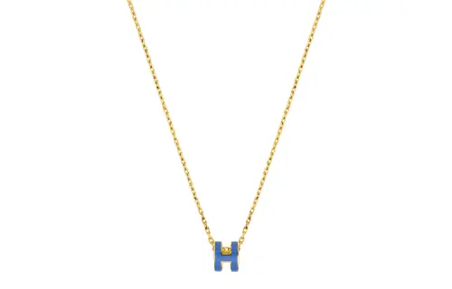 HERMES POP H Necklaces Women's Gold Chain