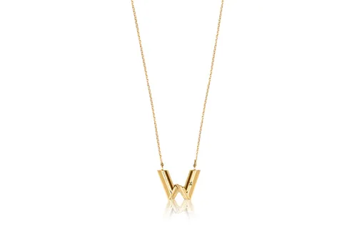 LOUIS VUITTON Lv & Me Necklace Letter W