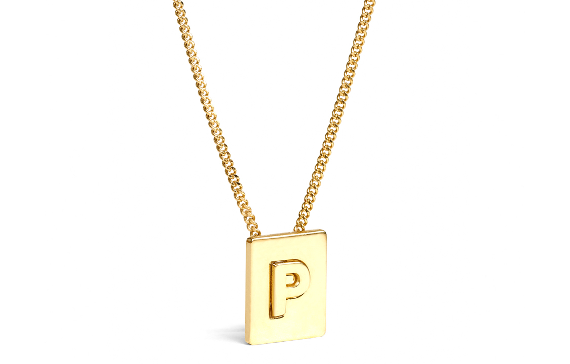 Категория CELINE CELINE Alphabet P (золотая)