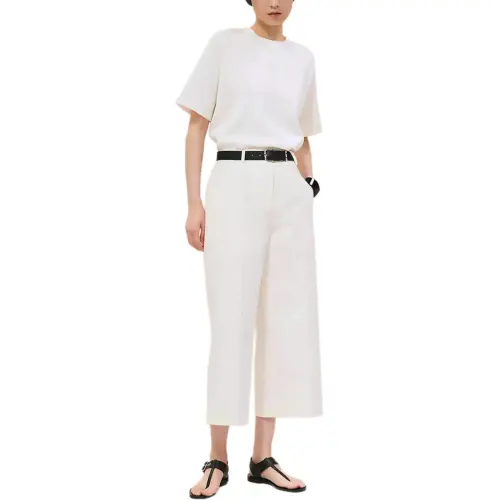 HERMES SS25 Casual Pants Women's White