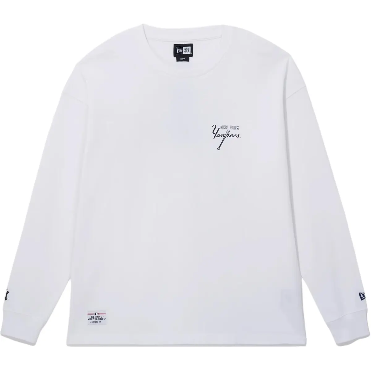New Era X MLB T-Shirts Unisex White Crew Neck Moderate Straight Fit