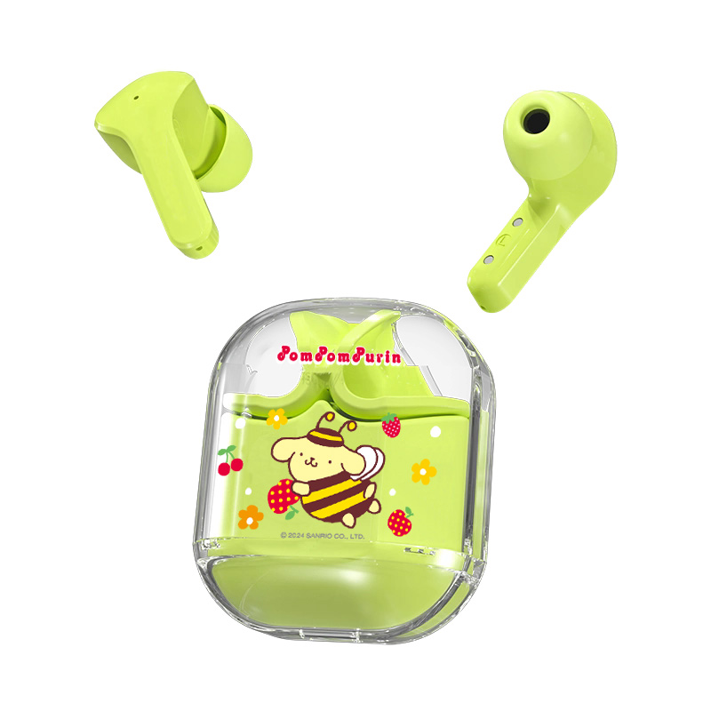 Sanrio Sanrio, apple, xiaomi, high quality transparent space design respiratory extra-long compatible lights for students, headphones, Android, bluetooth