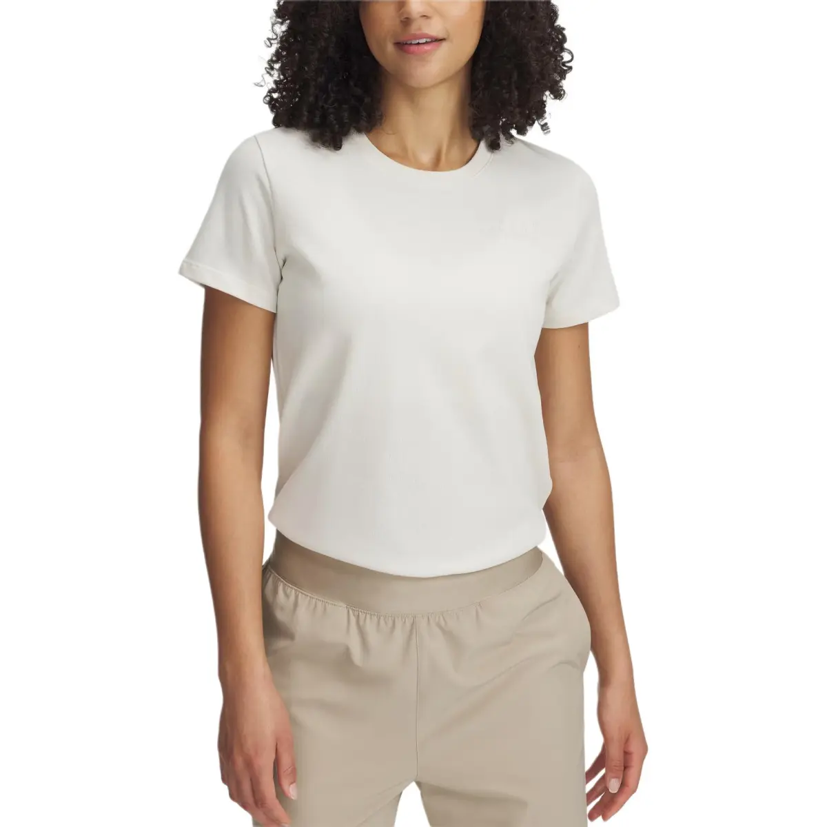 Under Armour Branded SS25 T Shirt Women's Ecru