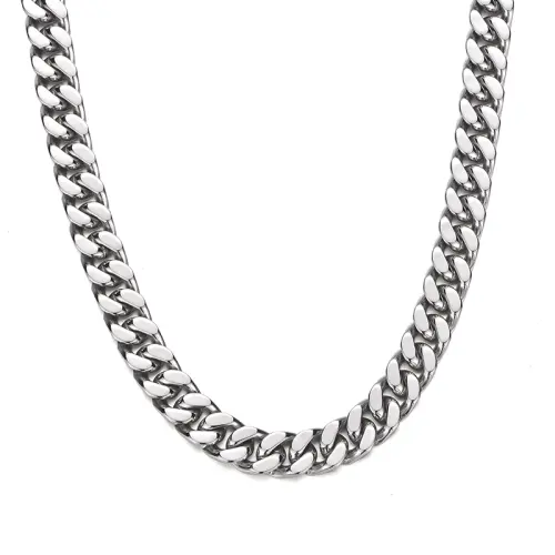 IDEAGEMER Titanium Steel Necklaces Men's
