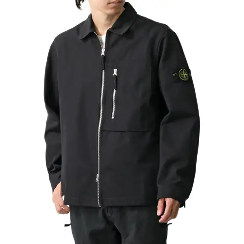STONE ISLAND Jackets & Coats Men's Black