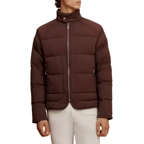HERMES Equestrian Outfit Men's Dark Red