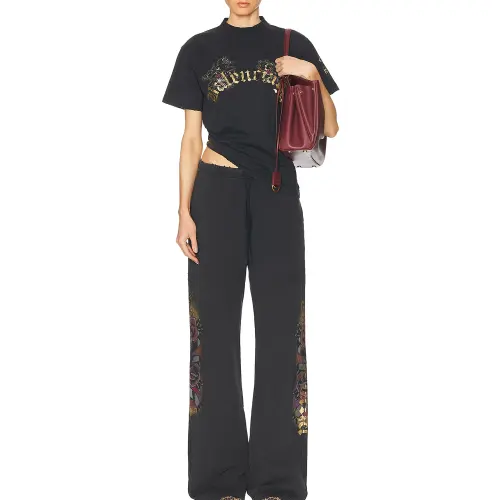 Balenciaga Logo Printed Elasticated Waist Pants