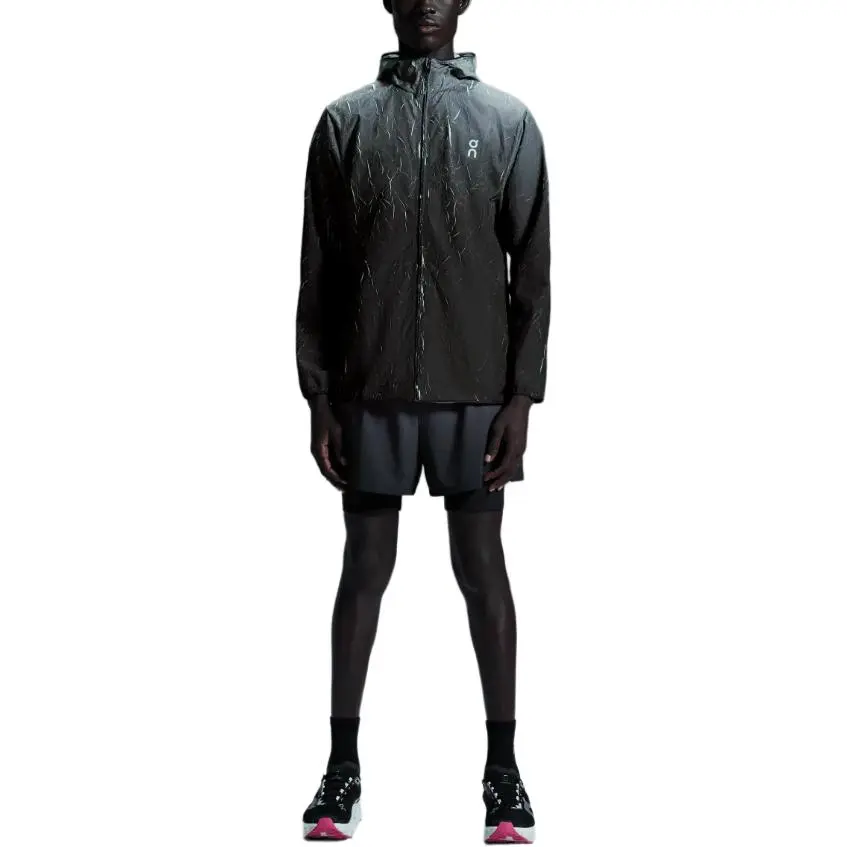 On Pace Jackets & Coats Men's Black Lima Pea Green
