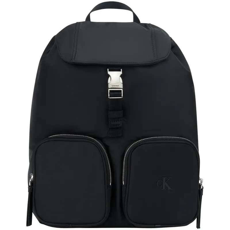CALVIN KLEIN Fabric Backpack Medium Women's Space Black
