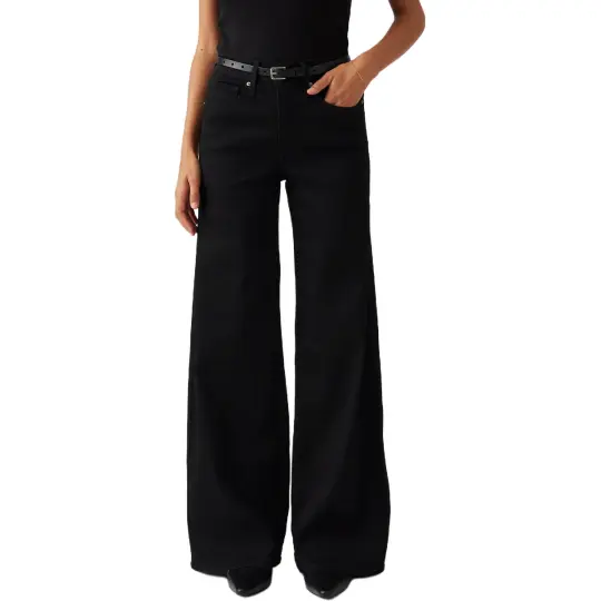 Levis Jeans Women's Black Moderate Wide Leg Pants