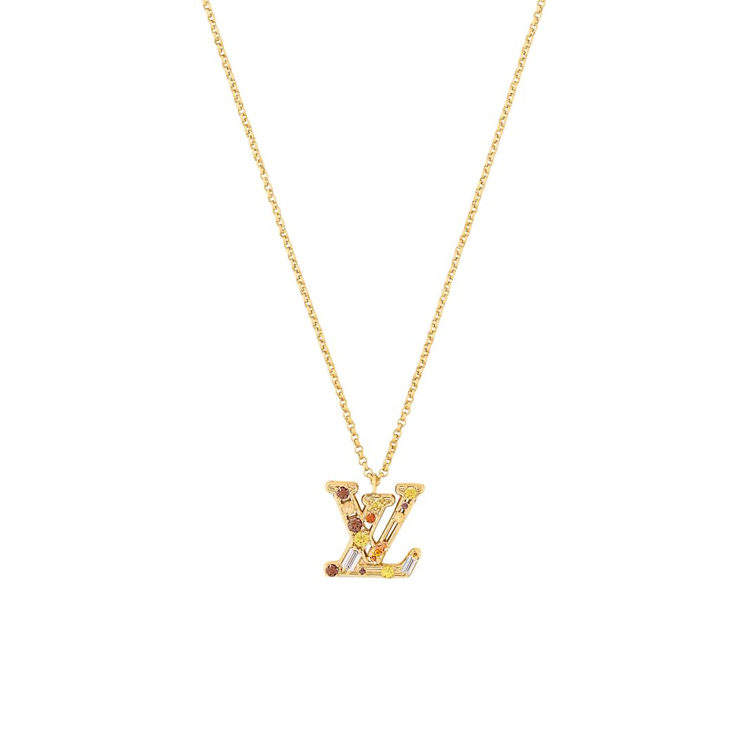 Подвеска Louis Vuitton LADY LV (золотая)