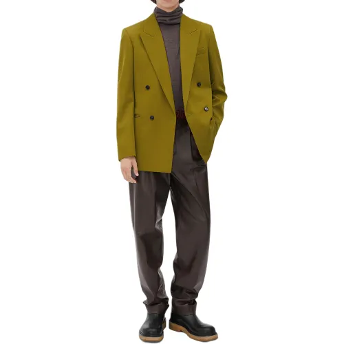 Bottega Veneta FW24 Jackets & Coats Men's Dark Green