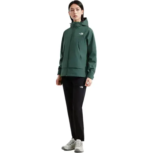 THE NORTH FACE Waterproof, Windproof, And Abrasion Resistant Windbreaker Jacket Women's Duck Green