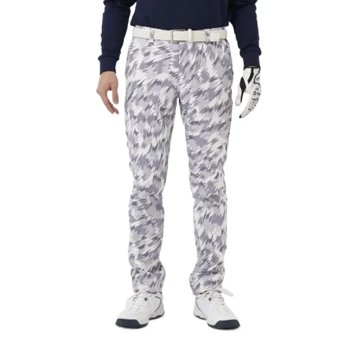 FILA Casual Pants Men's Ecru Moderate Straight Fit Pants