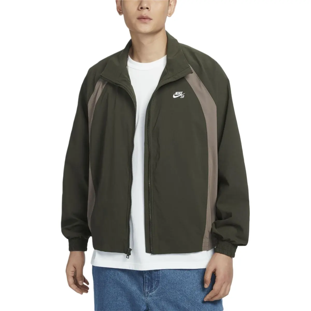 Nike SB Jacket Men's Sequoia Green/Cave Stone/White