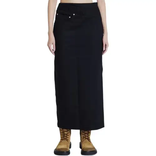 LOEWE Deconstructed Designed Denim Midi Skirt