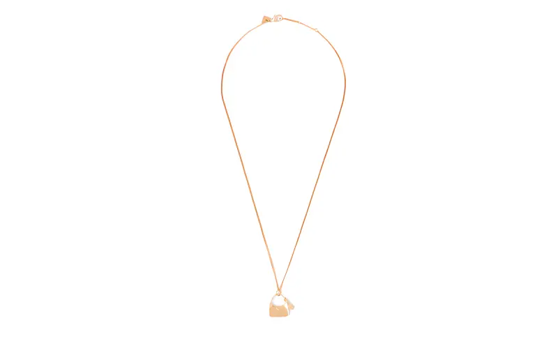 PRADA Metal Necklaces Women's Gold