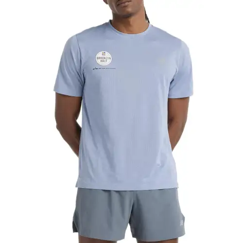 New Balance RBC Brooklyn Half T Shirt Men's Blue