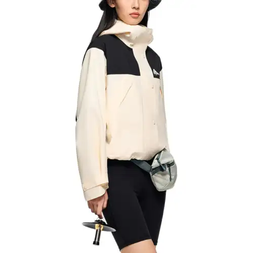 Anta Variety Training Collection Breathable Windbreaker Jacket Women's Basic Black/Vanilla Ecru