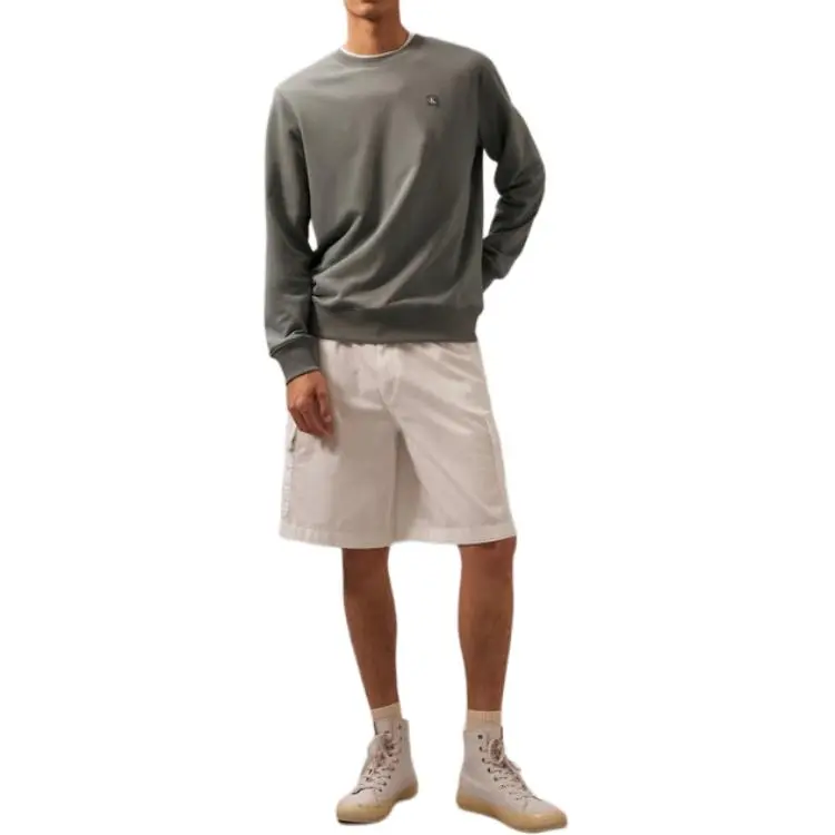 CALVIN KLEIN Casual Shorts Men's Moon White