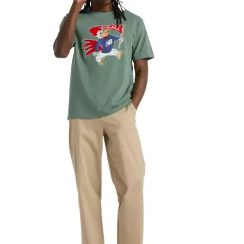 New Balance T Shirt Men's Green DKJ