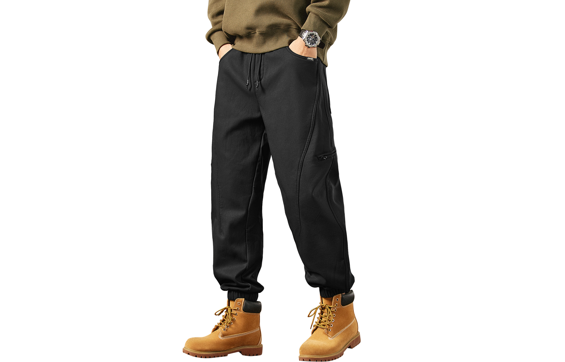 Штаны Jeep Cargo Pants (черные)