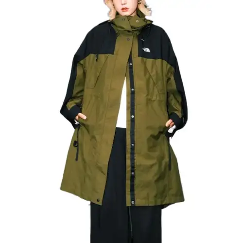 THE NORTH FACE Urban Exploration Waterproof And Windproof Windbreaker Jacket Women's Green