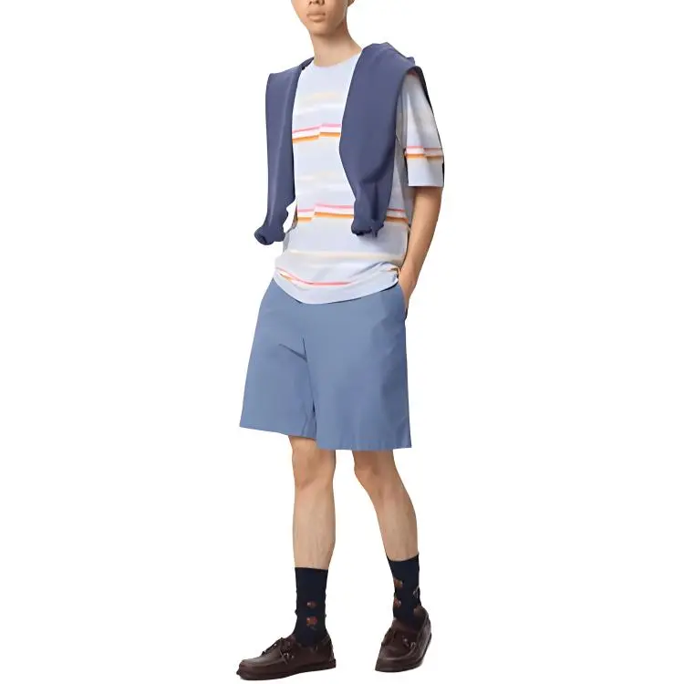 UNIQLO x JW Anderson Casual Shorts Unisex Light Blue