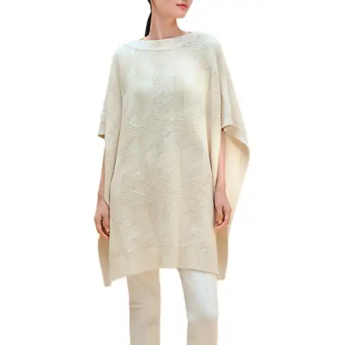 HERMES FW25 Cloak Women's White