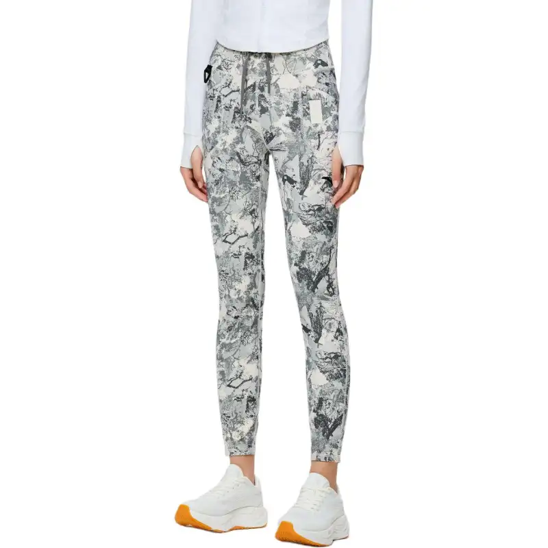 Anta Sports Pants Women's Euryale White/All Over Print