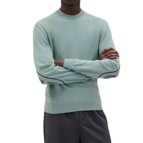 HERMES FW25 Cashmere Sweater Men's Celadon